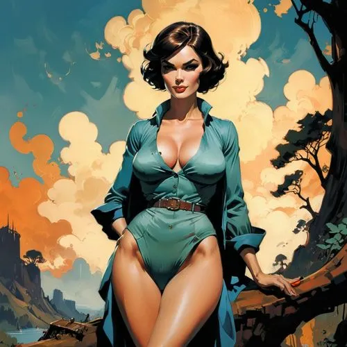 brubaker,retro pin up girl,eldena,pin ups,fujiko,pin-up girl,radebaugh,mcginnis,retro pin up girls,bombshells,pin up girl,zatara,burlesques,selina,macnee,farragher,fantasy woman,pin-up girls,retro women,rocketeer,Conceptual Art,Oil color,Oil Color 04