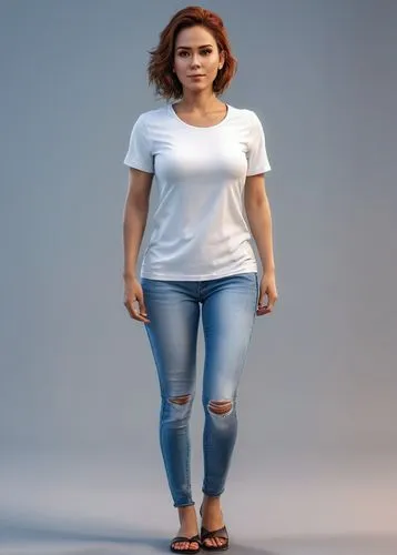 I want to create a profile picture with an episode that happens in my daily life.,a young woman in a white shirt posing for the camera,female model,ukwu,monifa,edmonia,anele,3d model,thighpaulsandra,o