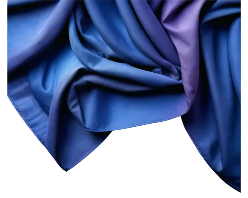 Indigo dye, fabric texture, soft folds, draping effect, dark blue-purple hue, gradient shading, high contrast, close-up shot, shallow depth of field, natural light, warm color tone, cinematic composit