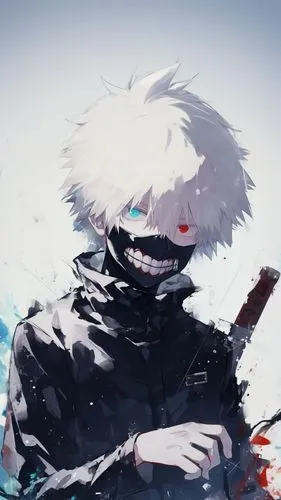 an anime man with white hair and a beard holding a knife,shigaraki,dabi,amakusa,killua,knife,frostbite,bleeds,antagonist,gintoki,kumo,eternal snow,killua hunter x,katsuki,colder,emil,knifemaker,atoki,