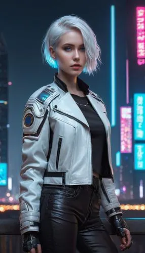 cyberpunk,cg artwork,jacket,bolero jacket,futuristic,sci - fi,sci-fi,sci fi,renegade,scifi,female doctor,nova,metropolis,concept art,merc,zoom background,space-suit,game art,dusk background,valerian,Art,Classical Oil Painting,Classical Oil Painting 10