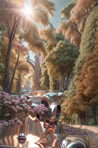 futuristic landscape,game illustration,cartoon video game background,sci fiction illustration,fantasy picture,japanese sakura background,racing road,mushroom landscape,radiator springs racers,cg artwork,motorcycles,background with stones,fantasy landscape,springform pan,alpine drive,motorcycling,world digital painting,sakura background,virtual landscape,autumn background