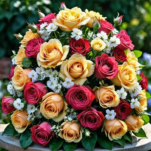 colorful roses,bouquet of roses,bridal bouquet,rose arrangement,wedding bouquet,bouquets,Photography,General,Realistic