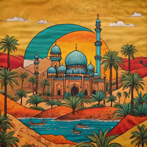 arabic background,desert landscape,orientalism,desert desert landscape,cairo,khokhloma painting,libyan desert,desert background,wall painting,mosques,the cairo,qom province,egypt,sultan qaboos grand m