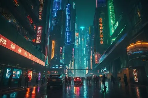 shanghai,guangzhou,bladerunner,mongkok,kowloon,cyberpunk,chengdu,shinjuku,chongqing,cybercity,shenzhen,tokyo city,tokyo,kl,colorful city,makati,lumpur,chungking,bangkok,metropolis,Conceptual Art,Sci-Fi,Sci-Fi 26