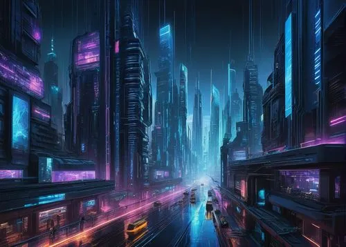 cybercity,cyberpunk,cybertown,cityscape,bladerunner,futuristic landscape,metropolis,futuristic,cyberscene,polara,cyberia,cyberworld,city at night,fantasy city,dystopian,colorful city,cityzen,cyberport,microdistrict,tron,Illustration,Black and White,Black and White 27