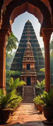 vimana,viriya,lotus temple,cholapuram,asgiriya,indian temple,bhubaneshwar,konark,gopuram,gopura,auroville,chhatri,cholan,anjuna,yantra,arunachala,artemis temple,kharut pyramid,gwalior,temple,Illustration,American Style,American Style 06