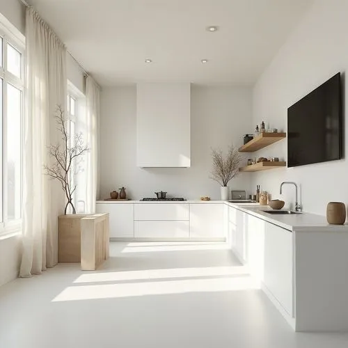 modern minimalist kitchen,modern kitchen interior,modern kitchen,kitchen design,kitchen,nonom style