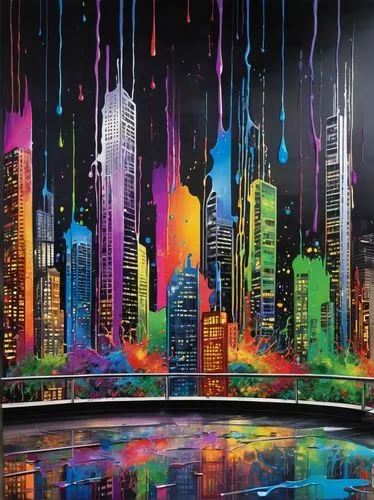 colorful city,cityscape,graffiti art,city cities,city skyline,cityscapes,metropolis,urbanworld,fantasy city,megapolis,world digital painting,metropolises,spray paint,wallpaper dubai,megacities,fireworks art,cybercity,cities,megalopolis,colorful background,Conceptual Art,Graffiti Art,Graffiti Art 08