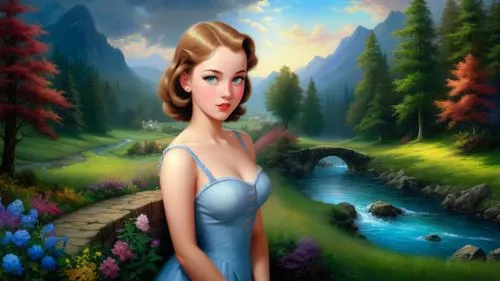 landscape background,fantasy picture,dorthy,fairyland,fairy tale character,thumbelina,forest background,eilonwy,fantasy art,the blonde in the river,ninfa,children's background,world digital painting,nature background,springtime background,faires,fairy forest,fairy world,background view nature,background image