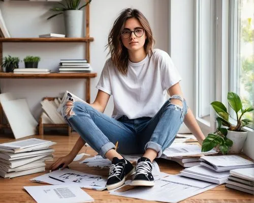 girl studying,reading glasses,secretarial,with glasses,onitsuka,haselrieder,librarian,the girl studies press,diarist,silver framed glasses,blogger icon,secretary,office worker,work from home,stitch frames,nerdy,author,estudiante,studii,kubra,Conceptual Art,Oil color,Oil Color 19