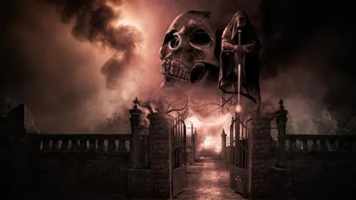 iron gate,door to hell,castle of the corvin,haunted cathedral,hall of the fallen,irminsul