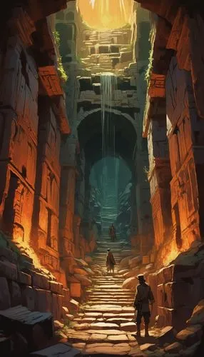 ancient city,hall of the fallen,excavation,labyrinthian,crypts,subterranean,dungeon,ancient,abydos,scythopolis,khandaq,karnak,undercity,caves,undercroft,catacombs,mausoleum ruins,the ancient world,passage,entrada