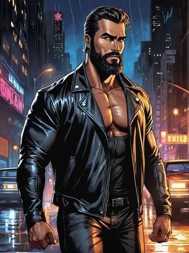 wolverine,muscle icon,male character,macho,black russian,muscle man,enforcer,sci fiction illustration,marvel comics,edge muscle,lando,crossbones,comic hero,falcon,renegade,stonewall,comic book,comic character,everett,aquaman,Illustration,American Style,American Style 13