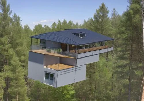 inverted cottage,sketchup,treehouses,cantilevered,cubic house,tree house,Photography,Documentary Photography,Documentary Photography 38