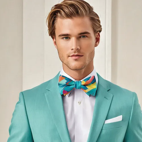 bow-tie,bow tie,formal guy,silk tie,bowtie,wedding suit,men's suit,color turquoise,teal and orange,men clothes,formal wear,formal attire,men's wear,businessman,cute tie,gentlemanly,necktie,male model,color combinations,aristocrat,Conceptual Art,Oil color,Oil Color 25