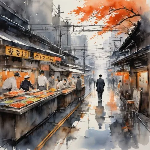 watercolor shops,watercolor tea shop,tsukiji,watercolor paris shops,watercolor cafe,watercolor painting,watercolor,yakitori,watercolor background,izakaya,watercolorist,watercolourist,watercolor paris,namdaemun market,greenmarket,watercolors,world digital painting,fishmarket,watercolours,fish market,Unique,Design,Knolling