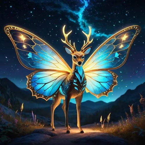 inotera,faerie,aurora butterfly,large aurora butterfly,butterfly background,constellation unicorn,Conceptual Art,Fantasy,Fantasy 02