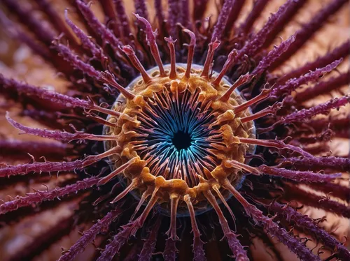 Covid virus at microscope,  medicine image,purple anemone,large anemone,sea-urchin,balkan anemone,anemone of the seas,filled anemone,ray anemone,sea urchin,tube anemone,flaccid anemone,star anemone,se