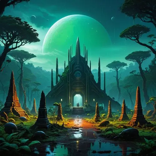 portal,fantasy landscape,fantasy picture,labyrinthian,fantasy world,castlevania,Conceptual Art,Sci-Fi,Sci-Fi 12