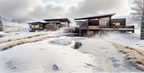 3d rendering,winter house,snow landscape,house in mountains,mountain huts,virtual landscape,chalet,snowy landscape,snow scene,winter village,house in the mountains,render,renderings,winter landscape,winter background,ski resort,snow house,alpine village,mountain hut,korean village snow