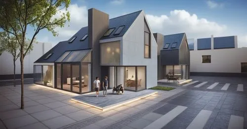 passivhaus,inverted cottage,modern house,housebuilding,homebuilding,dunes house,cohousing,lohaus,frisian house,3d rendering,duplexes,architektur,progestogen,new housing development,maisonettes,housebuilder,slate roof,danish house,cubic house,leaseholds,Photography,General,Cinematic