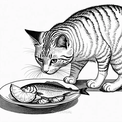 findus,cat line art,domestic cat,retro 1950's clip art,toxoplasmosis,coloring pages,Design Sketch,Design Sketch,Black and white Comic