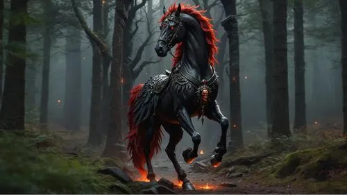 fire horse,black horse,alpha horse,bronze horseman,weehl horse,horseman