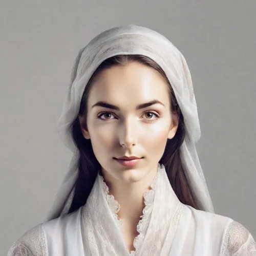 muslim woman,headscarf,islamic girl,arabian,arab,hijab,middle eastern monk,kundalini,hijaber,zoroastrian novruz,the prophet mary,nun,the angel with the veronica veil,veil,woman portrait,girl in cloth,eurasian,turban,bonnet,white lady,Photography,Realistic