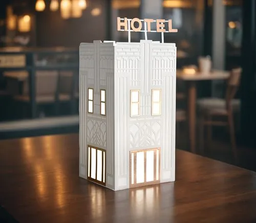 there is a small model of a el that is lit up,voxel,3d model,3d render,cinema 4d,table lamp,voxels