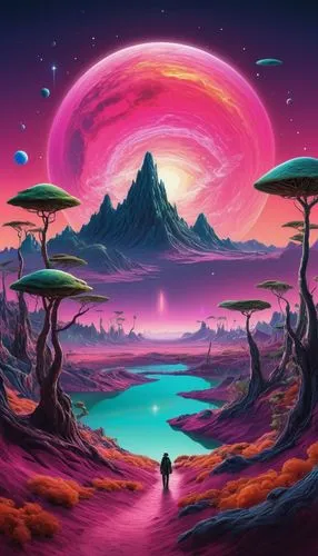 mushroom landscape,alien planet,futuristic landscape,alien world,fantasy landscape,mushroom island,planet alien sky,acid lake,cosmos,fire planet,planet,cosmos field,vast,beautiful wallpaper,otherworldly,wonderlands,gas planet,lunar landscape,fantasy picture,dune landscape,Photography,Black and white photography,Black and White Photography 07