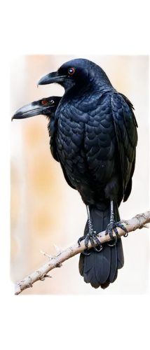 Black crow, solo, majestic posture, glossy feathers, sharp eyes, strong beak, spread wings, perched on branch, morning sunlight, soft shadows, 3/4 composition, shallow depth of field, warm color tone,