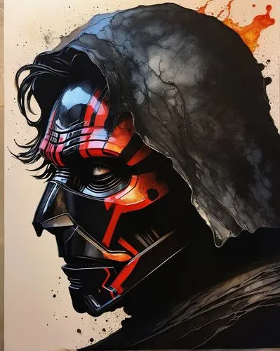 darkseid,darth maul,vader,darth vader,revan,corvo,hawke,shinkawa,darth,kane,helghast,sith,maul,deathlok,deathstroke,starkiller,ultron,dishonored,arno,maximilien,Illustration,Abstract Fantasy,Abstract Fantasy 18