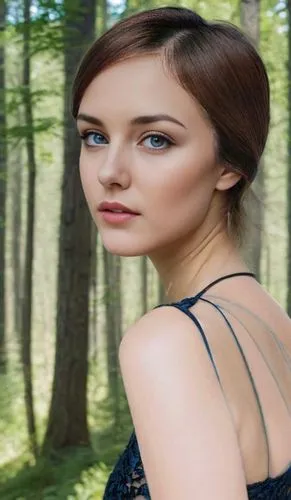natural cosmetic,acacia,female model,fae,doe,girl in a long dress,girl in a long dress from the back,belarus byn,her,shoulder length,beautiful young woman,ballerina in the woods,lori,hd,artificial hair integrations,jungfau maria,birce akalay,elegant,in the forest,bambi,Female,Eastern Europeans,Straight hair,Youth adult,M,Confidence,Underwear,Outdoor,Forest