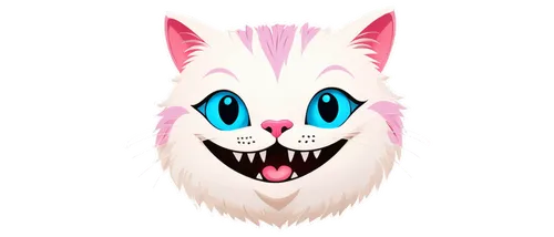 cat vector,frideswide,bunnicula,light fur,cartoon cat,samoyedic,wolpaw,firecat,furby,kihon,korin,pink cat,white cat,kittenish,doodle cat,volf,lumo,wollemi,starclan,whiskas,Unique,Design,Sticker