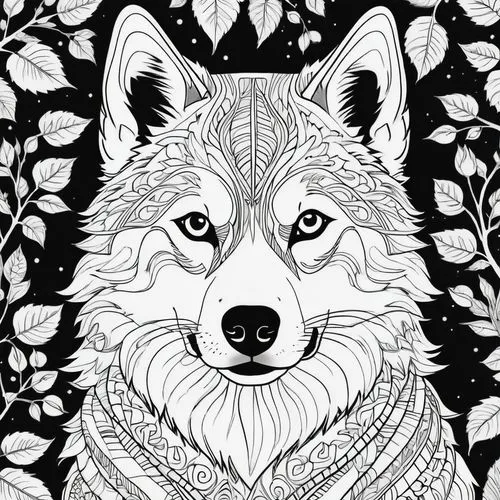 graywolf,constellation wolf,line art animal,blackwolf,wolf,gray wolf,Illustration,Black and White,Black and White 19