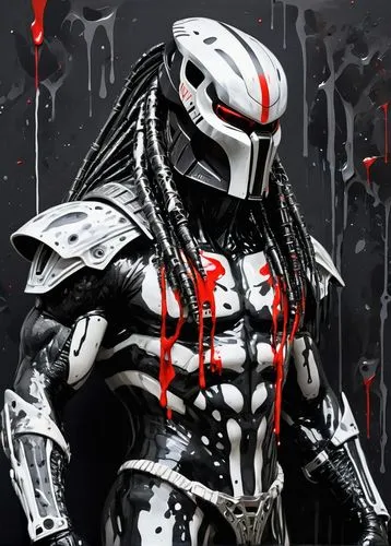 war machine,shredder,spartan,predator,cyborg,megatron,alien warrior,crossbones,spawn,crusader,warlord,raider,district 9,templar,armored,man blood,chrome steel,chrome,knight armor,lacrosse helmet,Conceptual Art,Graffiti Art,Graffiti Art 08