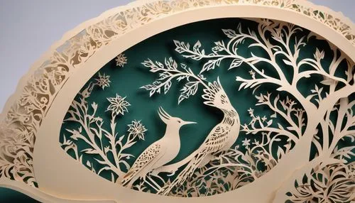 decorative plate,marquetry,floral ornament,paper art,the laser cuts,ornamental dividers,Unique,Paper Cuts,Paper Cuts 03