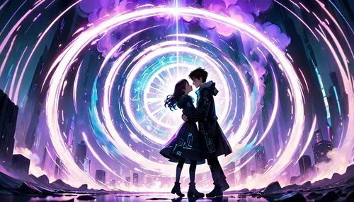 spiral background,wormhole,extradimensional,cosmos wind,astral traveler,akashic,Anime,Anime,Cartoon