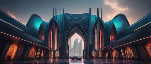 futuristic architecture,futuristic art museum,art deco,arcology,futuristic landscape,coruscant,metropolis,cybercity,asgard,hall of the fallen,megacorporation,theed,triforium,art deco background,megastructure,oscorp,ordos,fantasy city,barad,minbari,Art,Classical Oil Painting,Classical Oil Painting 04