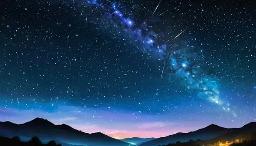 starry sky,night sky,the night sky,nightsky,meteor shower,moon and star background,Conceptual Art,Daily,Daily 32