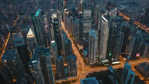 dubai marina,shanghai,metropolis,dubai,city at night,city cities,kuala lumpur,cities,urbanization,high-rises,hong kong,city blocks,cityscape,tall buildings,chongqing,skyscrapers,high rises,urban towers,skyscraper town,dystopian,Photography,General,Natural