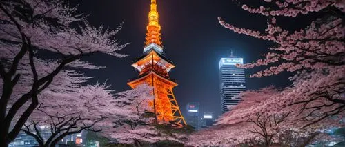 tokyo tower,japan's three great night views,sakura blossom,sakura tree,sakura,sky tree,tokyo,kyoto,japan,torii,yahiko,tokyo ¡¡,hanami,sakura trees,sakura blossoms,beautiful japan,tamachi,sakura flower,tv tower,sakura branch,Illustration,Black and White,Black and White 15