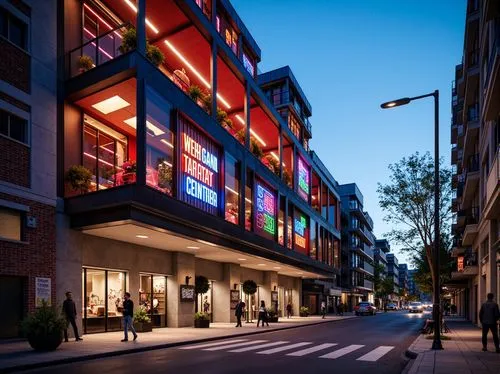 mvrdv,andaz,shopping street,multistoreyed,boutiques,melkweg,colorful facade,tavastia,cornerhouse,galeries,department store,tanztheater,paris shops,julliard,fashion street,arkitekter,soho,hotel riviera,galerias,teatret