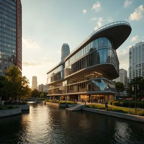 futuristic architecture,difc,songdo,waterplace,safdie,streeterville,julliard,toronto city hall,cityplace,brickell,morphosis,capitaland,hafencity,modern architecture,bjarke,zorlu,office buildings,inlet place,citycenter,sathorn