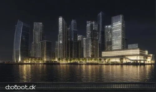 dubai marina,doha,tallest hotel dubai,abu-dhabi,abu dhabi,dhabi,dubai fountain,largest hotel in dubai,barangaroo,sharjah,docks,khobar,dubai,jbr,qatar,dubai creek,skyscapers,the dubai mall entrance,glass facade,black city,Architecture,Skyscrapers,Modern,Waterfront Modern 1