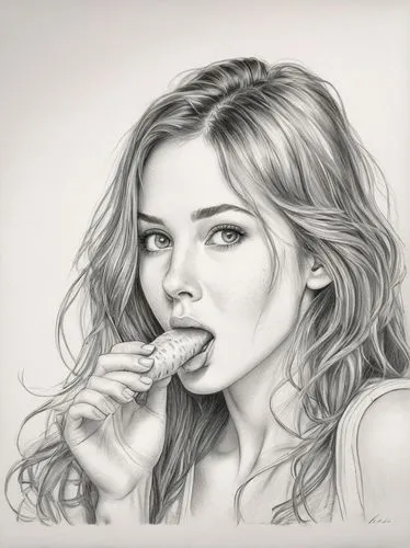 woman eating apple,pencil drawing,pencil drawings,pencil art,girl drawing,charcoal pencil,Illustration,Black and White,Black and White 30