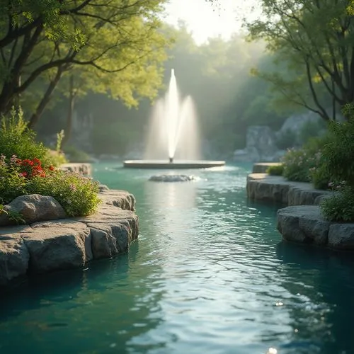 fountain pond,mountain spring,green waterfall,crescent spring,water spring,underwater oasis,spa water fountain,water feature,waterfall,garden pond,fountain,thermal spring,fountains,flower water,water scape,decorative fountains,water fall,water fountain,water mist,lafountain,Photography,General,Realistic