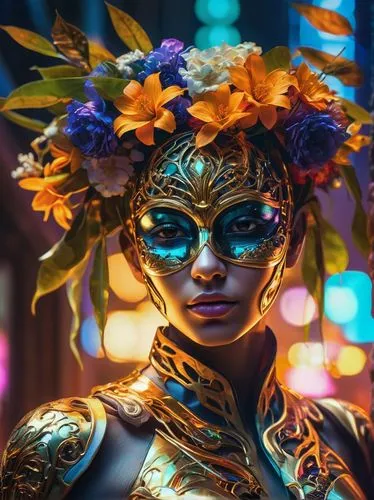 masquerade,brazil carnival,sinulog dancer,neon body painting,venetian mask,the festival of colors,boho art,neon carnival brasil,fantasy portrait,golden flowers,tropical bloom,tiger lily,colorful floral,girl in a wreath,fairy peacock,flora,girl in flowers,luau,kahila garland-lily,mardi gras,Photography,Artistic Photography,Artistic Photography 08