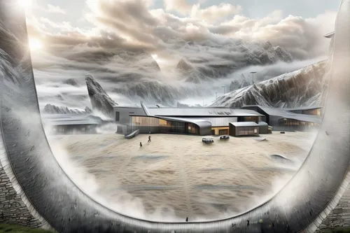 airbase,hangar,us air force,digital compositing,airfield,theater of war,focke-wulf fw 190,chinook,bunker,background image,photo manipulation,private plane,united states air force,air force,blackhouse,airman,ski facility,air combat,lockheed martin,rotor blade